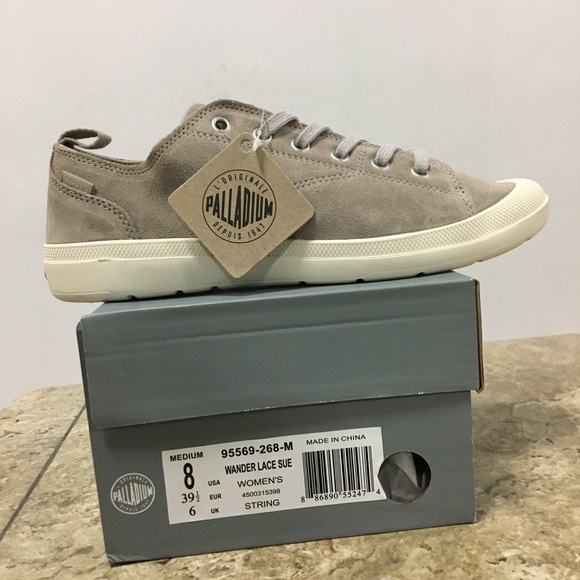 Palladium Shoes Nwb Palladium Suede Womens Wander Lace Sue Sneaker Shoe Comfy Poshmark